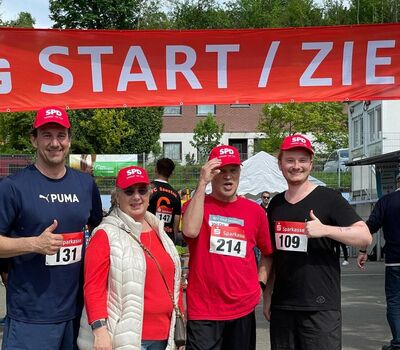 Stephan Seizinger, Silke Schott, Georg Binkert, Korbinian Graf (von links)